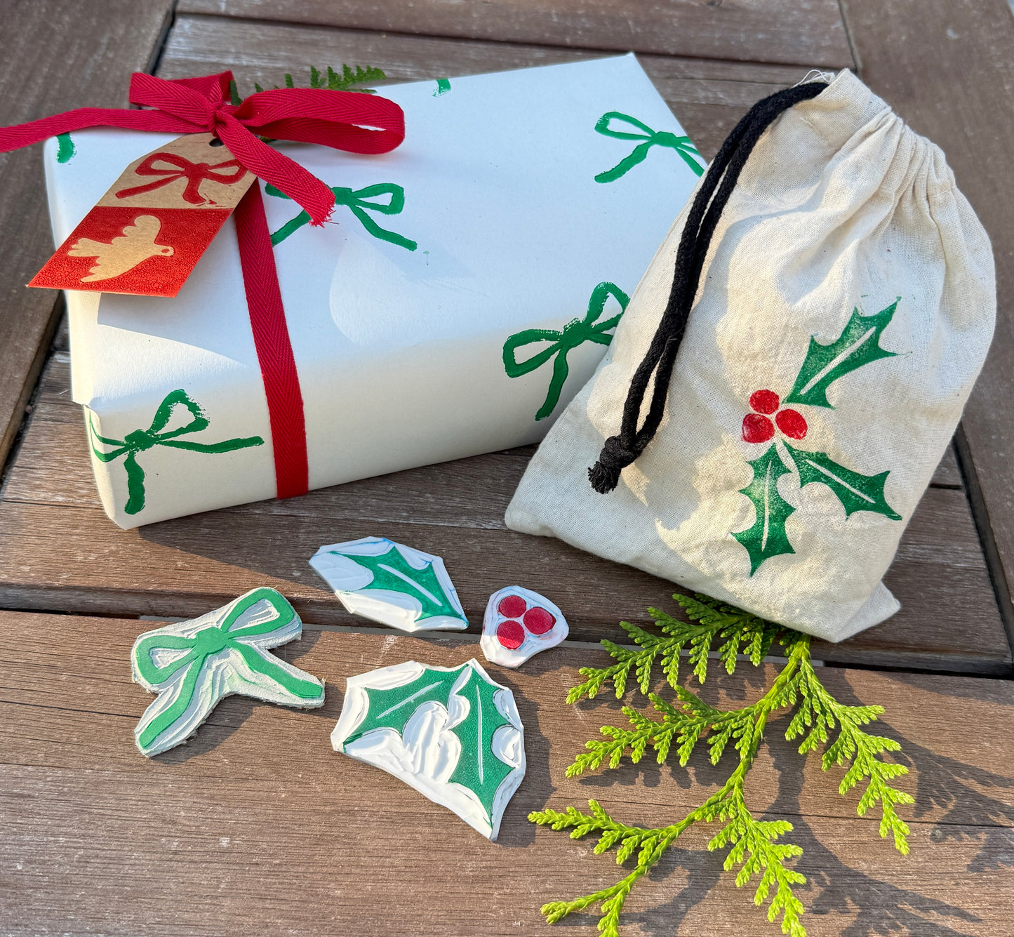Block Printed Holiday Wrapping | Thursday, December 11, 6-8pm