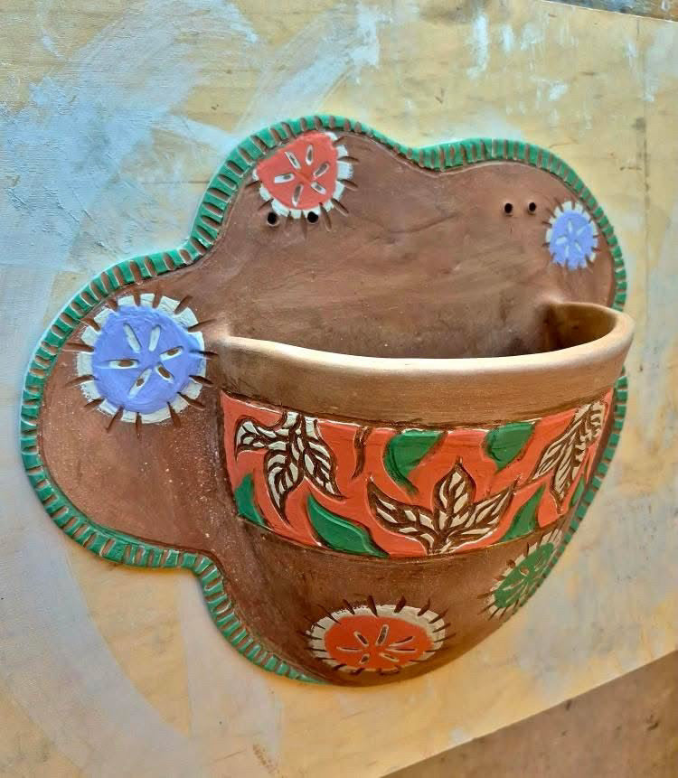 Ceramic Wall Planters | Saturday, August 30, 10am-4pm