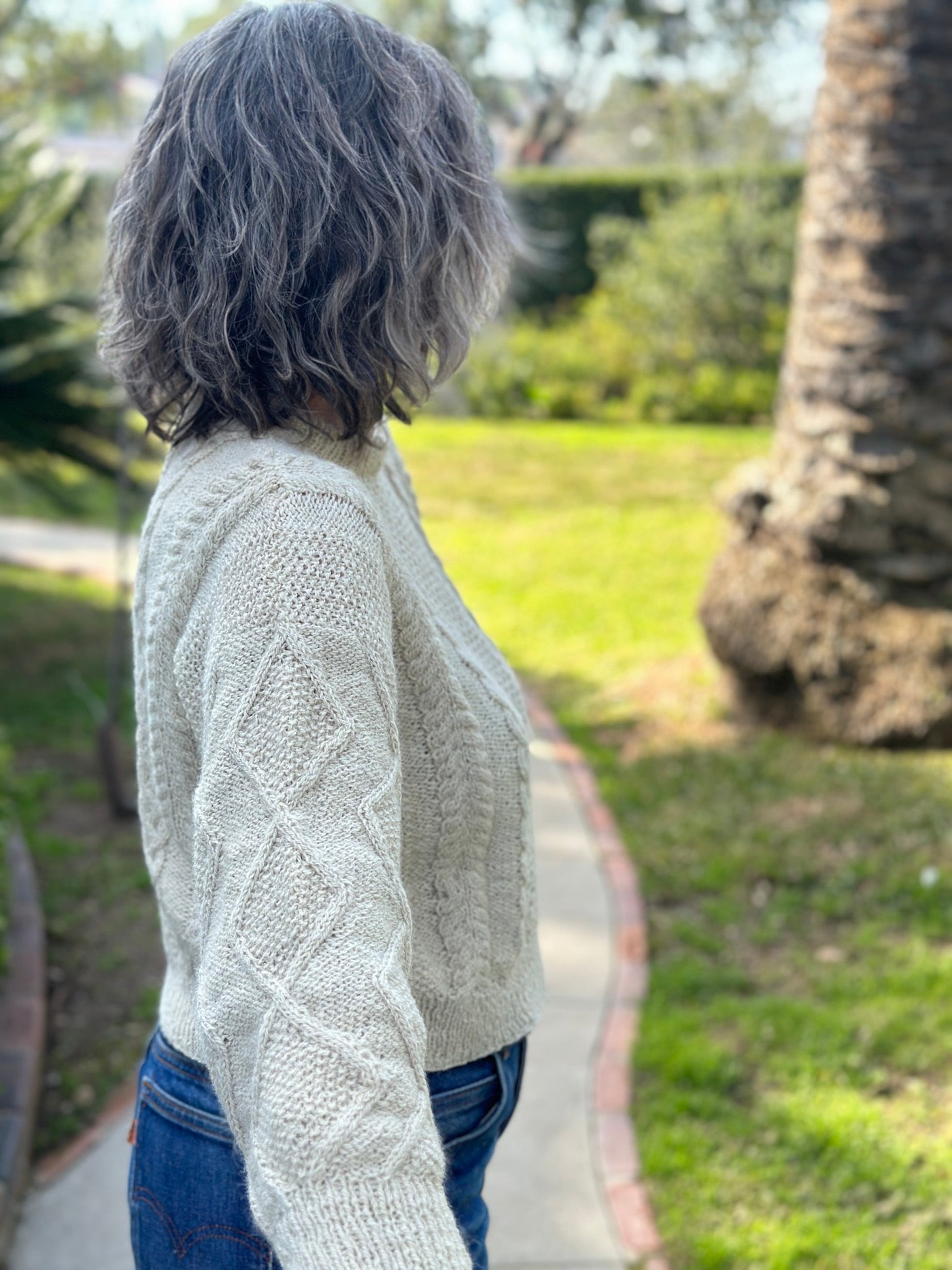 Shrunken Cable Sweater Pattern