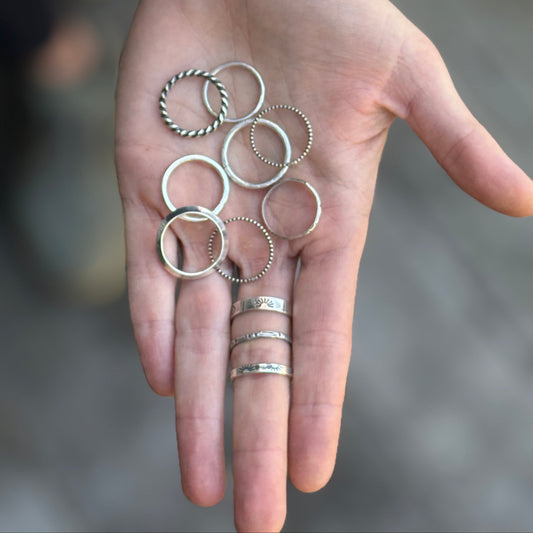Silver Stacker Workshop | Friday July 31, 12-4pm