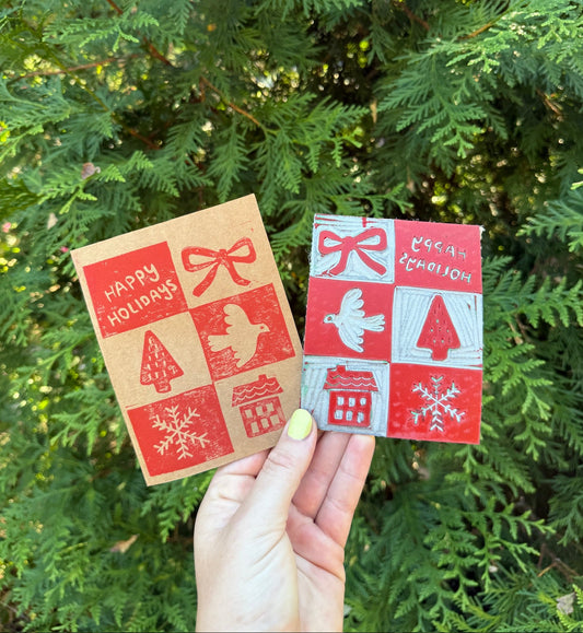Block Printed Holiday Cards | Sunday, November 2 | Saturday, December 6, 10-4