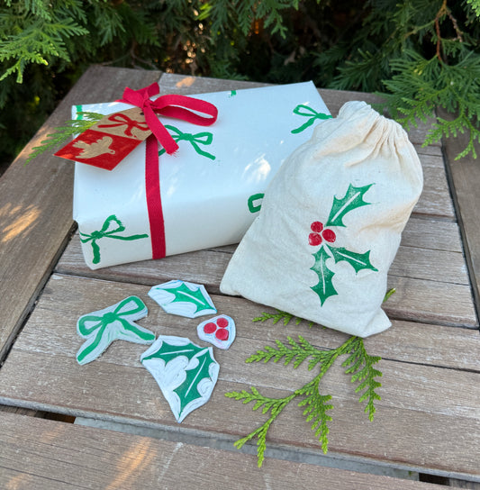 Block Printed Holiday Wrapping | Thursday, December 11, 6-8pm
