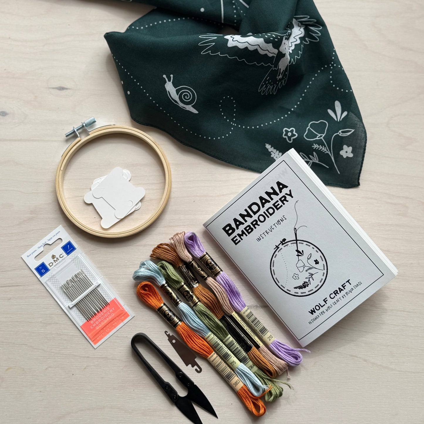 Bandana Embroidery Kit