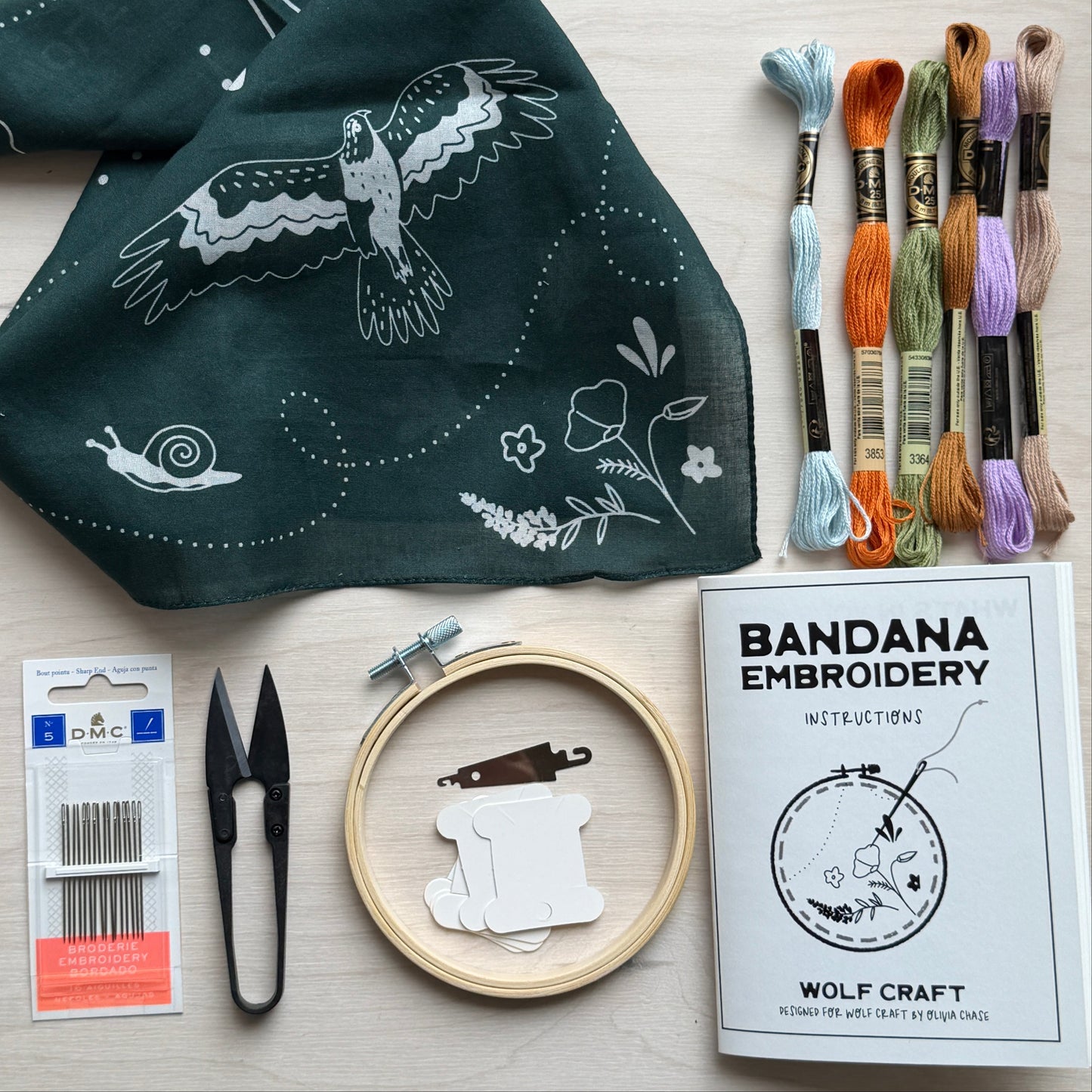Bandana Embroidery Kit