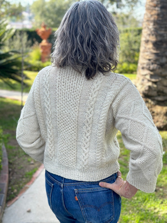 Shrunken Cable Sweater Pattern