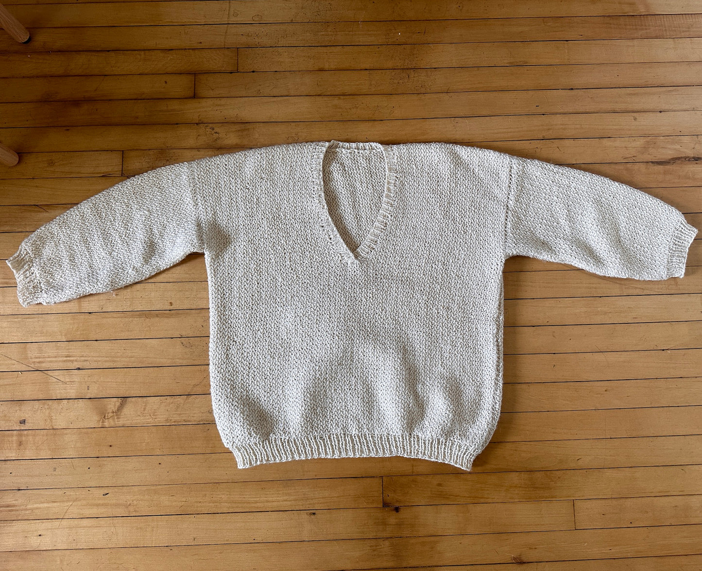 Herringbone V-Neck Sweater Pattern